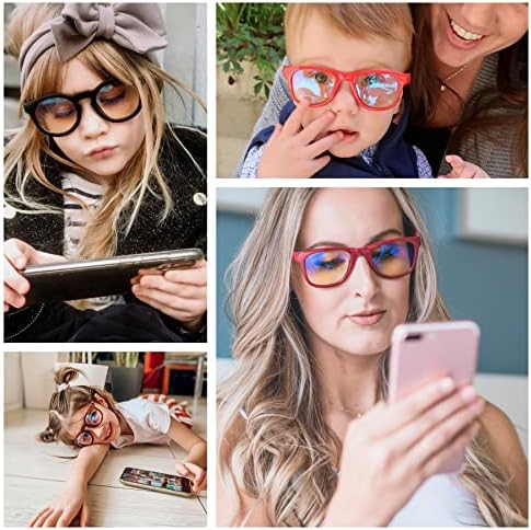Вистински Нијанси Нијанси На Екранот Компјутерски Очила- Ув Заштита Против Отсјај Сини Светлосни Очила За Жени, Мажи, Деца, Мали Деца