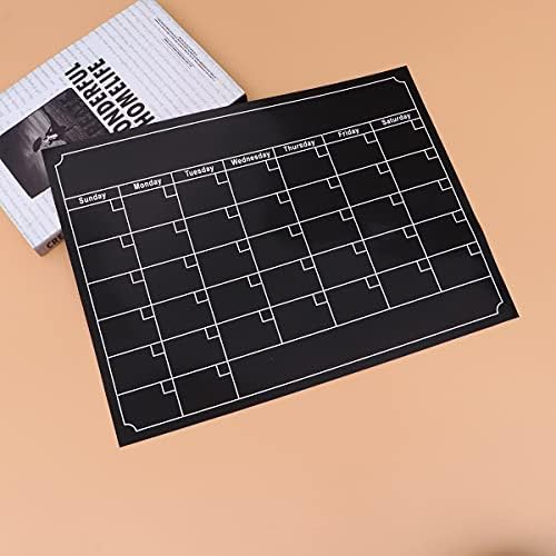 Doitool Магнетна табла за календари на календарот за ладилница налепница за креативни пораки за домашна канцеларија за домашна канцеларија