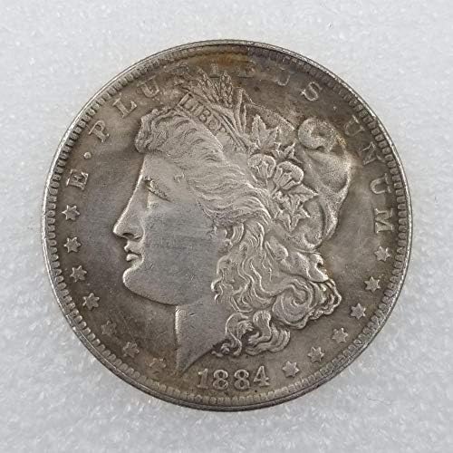 Американска 1884 година Морган реплика Ретка сребрена облога на монети пријатели Семејно колекционер Исклучителни и значајни