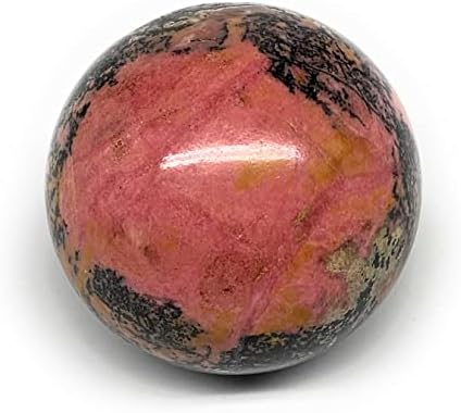 Watangems 593g, 2,7 , Природна родонитна сфера топка кристална минерална, Reiki Energy, лечен камен, колекција, домашен декор, Мадагаскар,