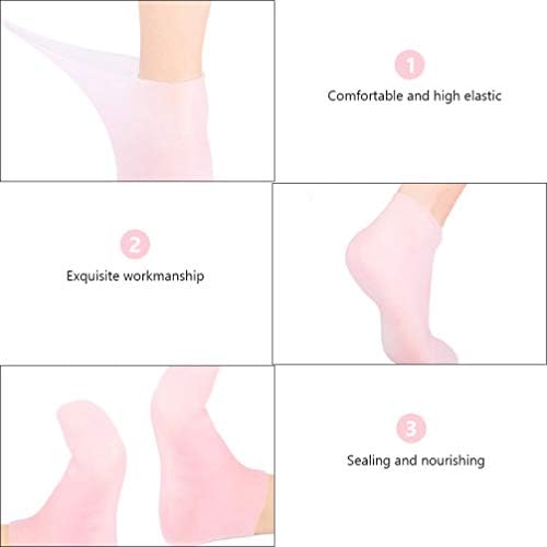 Милистен Силиконски Белезници Чорапи Ракавици Сет Спа Ракавици И Чорапи Поставени За Поправка Сува Груба Испукана Егзема Навлажнувачки