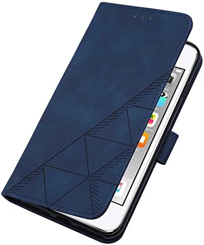 IsAdenser компатибилен со iPod Touch 5 Case iPod Touch 7 Case Magnetic Flip PU кожа Покрив и Kickstand и држач за картички за заштита на шок