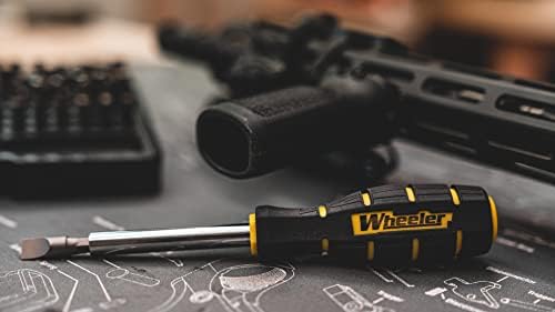 Комбо комплет за монтирање на опсегот на Вилер и 89-парчен професионален шрафцигер сет со 2 рачки за складирање за пиштол и одржување