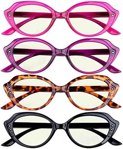 Очила 5-пакет Очила За Читање За Жени Стилски Читатели