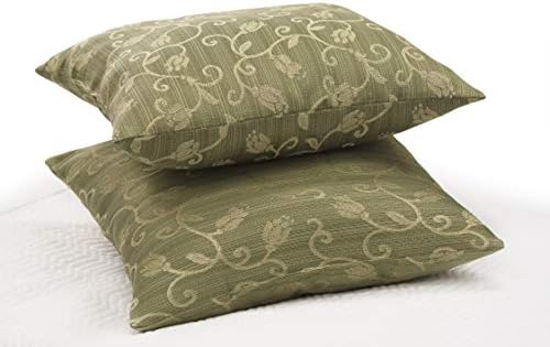 Blue Ridge Home Fashions, Inc. Decopillows Декоративна перница, 18 x 18, маслинка