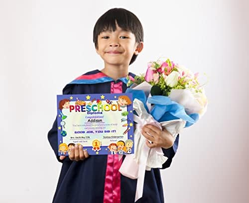 FLYAB 30pcs Сертификат За Диплома Од Предучилишна возраст За Деца Сертификати За Дипломирање Од Предучилишна Возраст За Достигнување Сертификати
