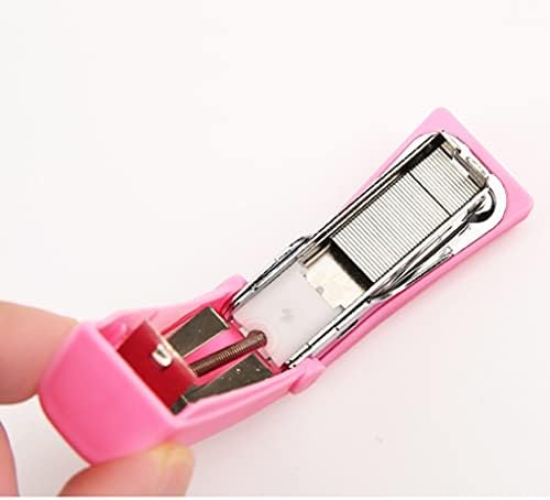 Bienka Desktop Staplers Mini Cute Desktop Stapler Set со 640 парчиња степени за канцелариски училишен дом или мултифункционални