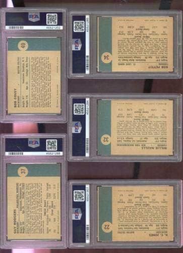 1961 Флер 22 К. Ц. Џонс Кц Дебитант РК ПСА 4 Оценета Кошаркарска Картичка 1961-62-Непотпишани Кошаркарски Картички
