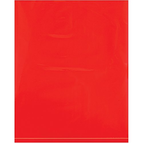 Кутии Брз BFPB465R Рамен 2 Мил Поли Кеси, 8 x 10, Црвено