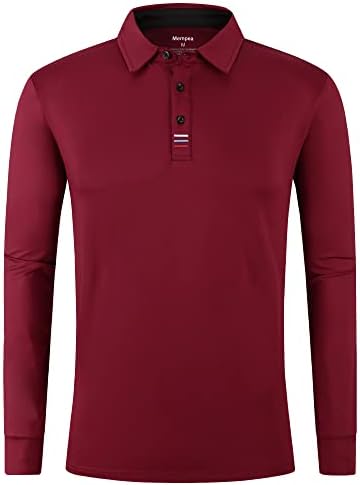 Мемпеа Менс голф кошула влага за кратки суви перформанси долги и кратки ракави обични поло маици за мажи