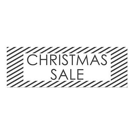 CGSignLab | Божиќ Продажба-Ленти Бела Прозорец Се Држат | 36 x12