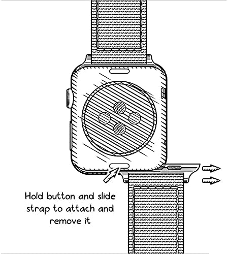 Трајни ленти за часовници на платно, компатибилни со Apple Watch 45mm 41mm 44mm 40mm 42mm 38mm, Royal Woven Nylon Scist Watch