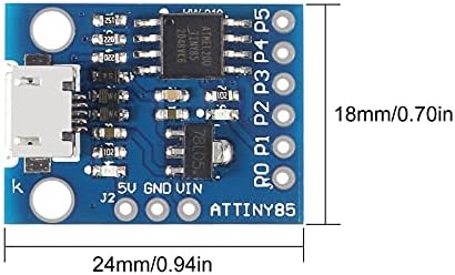 ACEIRMC 8PCS DIGISPARK KICKSTARTER MINI ATTINY85 USB развој на табла за развој компатибилен за Arduino IDE 1.0