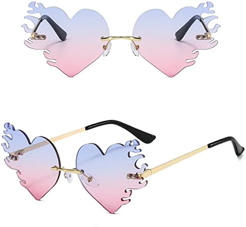Машки очила за сонце на Yhaiogs Забавни очила за сонце за сонце, жени симпатични тркалезни деца очила за сонце од гумени очила