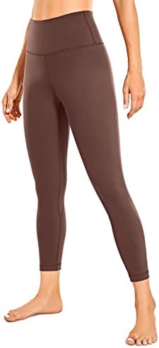 CRZ јога женско голо чувство на тренингот Каприс хеланки 21 инчи - салата за компресија на теретана Контрола на јога капри панталони