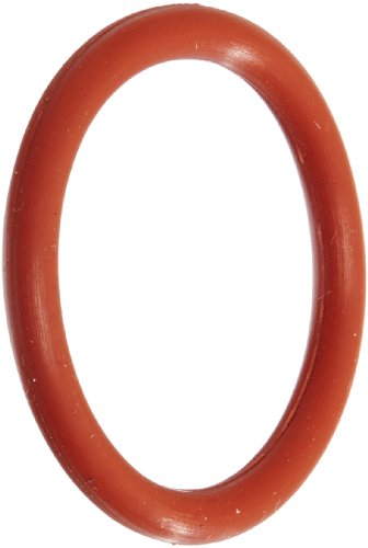 136 силиконски О-прстен, 70А Дурометар, црвен, 2 Ид, 2-3/16 ОД, 3/32 ширина