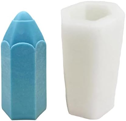 3Д креда во форма на свеќи со сапун калапи силиконски калап DIY -калапи за изработка на калапи силиконски материјали за правење додатоци за силиконски глинени калапи
