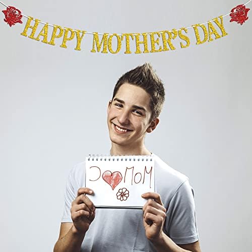 Среќен Ден На Мајката Банер-Најдобра Мајка Некогаш/Те Сакаме Мамо Бантинг Знак, Декорации За Забави На Денот На Мајката