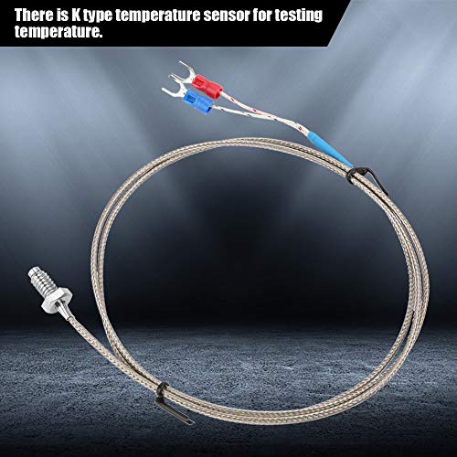 Сензор за температура на сондата на сондата M6 BSW завртка k Thind Thind Thermocoupe Thermocouple Thempor Sensor Temperation Mearing