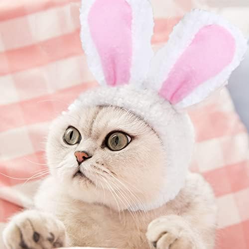 Миленичиња Велигденска капа симпатична костум миленичиња зајаче зајаче за зајаци за мачки мали кучиња Велигденска забава додаток за глава за кученца