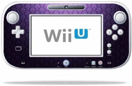 Mothyskins Кожата Компатибилен Со Nintendo Wii U Gamepad Контролер завиткајте Налепница Кожи Антички Виолетова