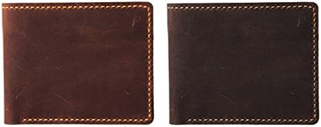 DIY рачно изработен кожен бифолд паричник Комплетен комплет за почетници што прават персонализирани паричникот на држачот за кожни картички