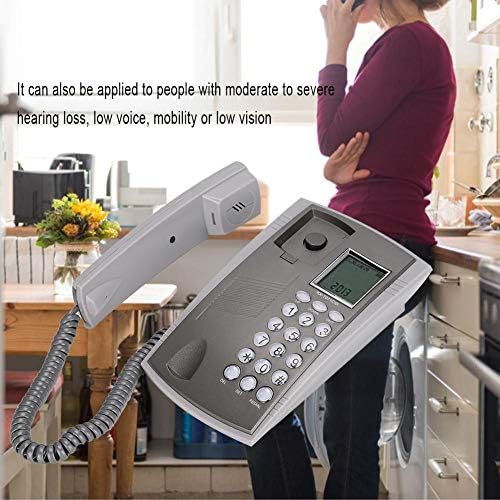 Corned Telefone, Double Magnetic Communication Design Firdline телефон за хотелски центар за домашни канцеларии сиво