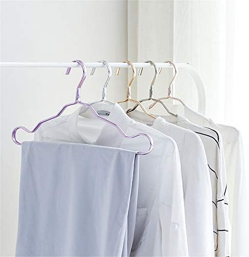 Закачалки 20 комплети вселенски алуминиум закачалки алуминиумска легура облека за возрасни виси облека поддршка за облека за домаќинства закачалки