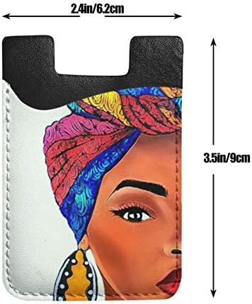 Afro Art 3M лепила за лепила за лична карта за лична карта за картички, телефонски куќиште за торбичка за ракав, џеб