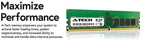 A-Tech 16gb Модул ЗА GIGABYTE GA-Z270MX-Игри 5-DDR4 PC4-21300 2666Mhz ECC Unbuffered UDIMM 2rx8 - Сервер Меморија Ram Меморија