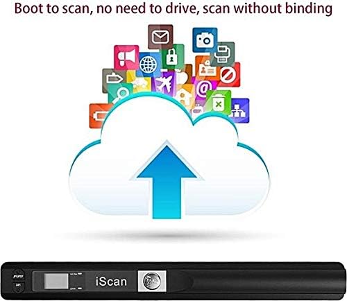 Vupoint Solutions ST415 Рачен магичен стап за преносен скенер за документи и слика - OCR софтвер, JPG/PDF, 900DPI, боја/моно
