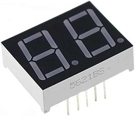 Modband 5pcs LED дисплеј 0,56 инчи 2 битни 10pin Секоја/анодна дигитална цевка 7 сегментас LED дигитална цевка