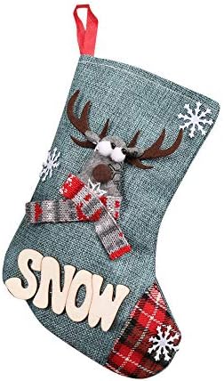 Чорапи за подароци Персонализирани чорапи на камин Плишани Божиќни украси и додатоци за забави за деца домашен одмор украсен стаклен wallид