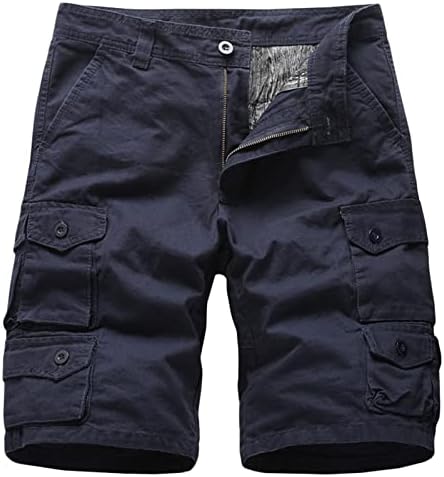 Maiyifu-GJ мажи мулти џебни обични карго шорцеви опуштени вклопуваат лесни шорцеви на отворено цврсти воени пешачки кратки панталони