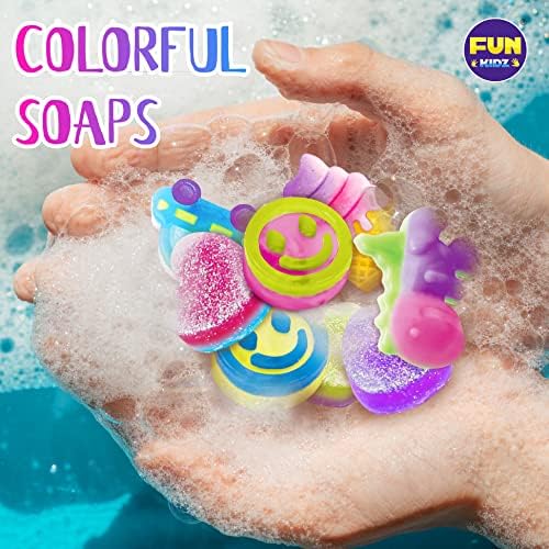 Детски комплет за сапун, сапун за сапун за правење деца за деца на сите возрасти DIY занаетчиски комплети СТЕМ наука Активност Подарок