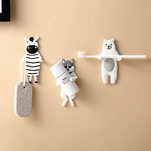 Гуфи метални куки за висечки креативни цртани куки за животни, куки за клучеви поставени на wallидови, магнети за ладилници, магнетите за