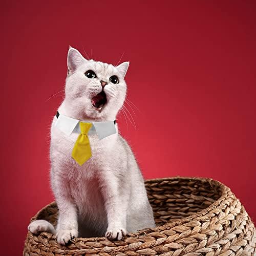 Јака за кучиња, мек полиестерско кучиња лак врзана со метална тока за големи, средни и мали момчиња, вратоврска за кучиња со мачки