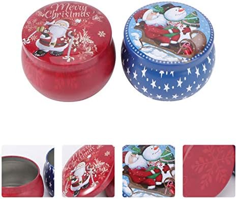 Абоофан 2 парчиња Божиќни бонбони кутии за кутии за складирање на накит