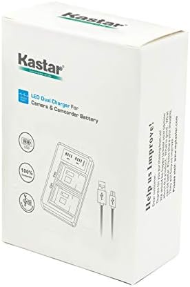 Kastar LTD2 USB полнач за батерии компатибилен со Sanyo ICR-XPS03MF ICR-XRS120MF, VPC-CA100, VPC-CA100EXBK, VPC-CA100EXP, VPC-CA100exyl, VPC-CA102,