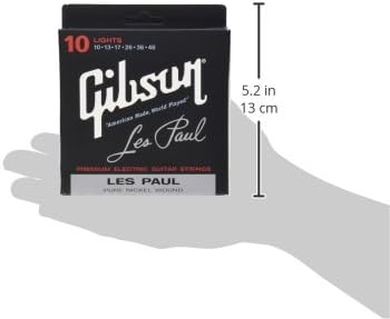 Gibson Les Paul Premium Electric Guitar Strings, лесен мерач 10-46