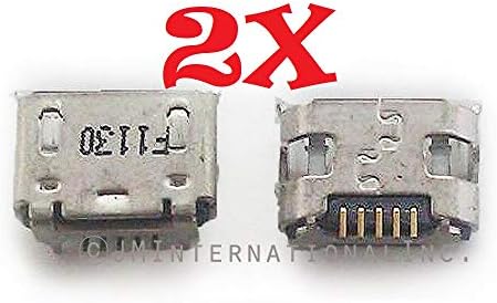 ePartSolution Големо 2x Замена За Микро USB Полнач Полнење Пристаниште Приклучок КОНЕКТОР USB Порта ЗА Lenovo IdeaPad Таблет A1-07 Таб 2 A10-70F