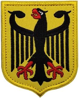Германија орел германско знаме тактичко оружје извезени закрпи за закрпи морал тактика воена везење кука и јамка на задниот дел на