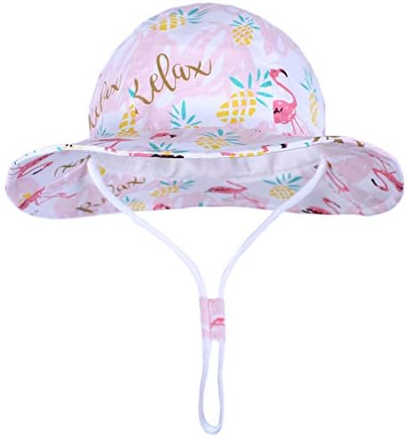 Бебе сонце капаче лето лето бебешки капачиња деца плажа капа upf 50+ широка кофа капа за момчиња девојче