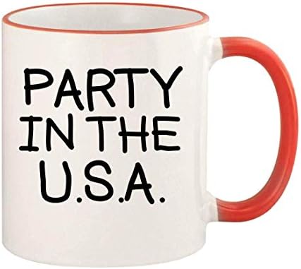 Партија за подароци Ник Нок во САД - 11oz обоена раб и рачка со кафе, црвена боја