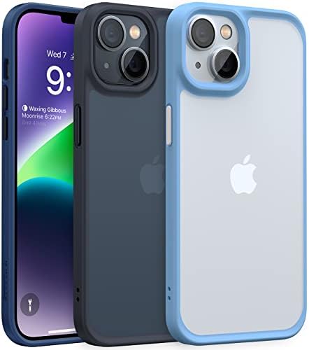 Torras Shockproof Дизајниран за Iphone 13 Случај &засилувач; Наменета за Iphone 14 Случај [Воено Одделение Пад Тестирани] Проѕирен Хард