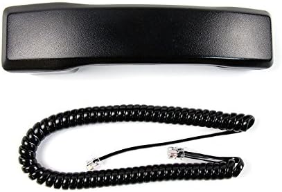 Црната слушалка за замена на Voip Lounge со кадрава кабел за Nortel Norstar M серија Телефон M7100 M7208 M7310 M7324 M2008 M2616