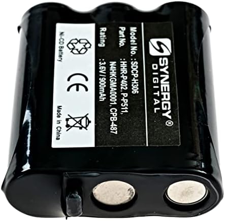 Синергија дигитална батерија без безжичен телефон, работи со Panasonic KX-TG2730 без безжичен телефон, ултра-капацитет на HI,
