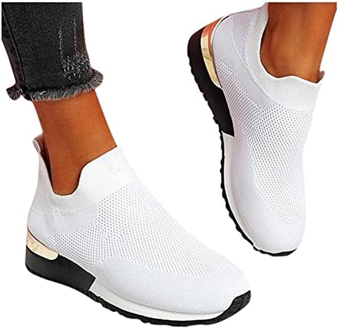 Viyabling патики за жени се лизгаат, жени широка ширина слајд шуплива тркалезна пети обични рамни чевли се лизгаат на чевли рамно