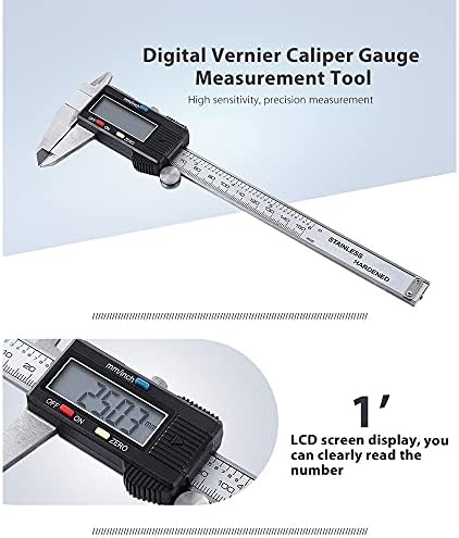KJHD 0-150mm/6 Метална обвивка Дигитален Верниер Калипер Електронски дигитален калипер микрометар за мерење на мерачот на мерење