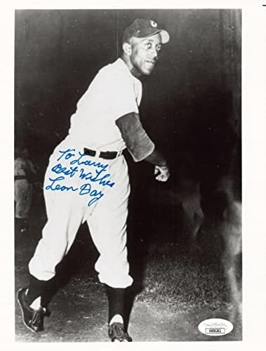 Бејзбол на Леон Ден, HOF потпиша 8x10 фотографија со JSA COA - автограмирани фотографии од MLB